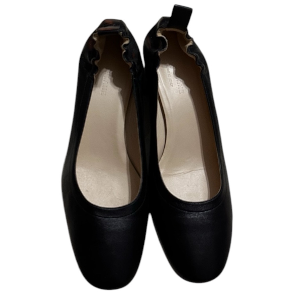 EVERLANE THE ITALIAN LEATHER DAY HEEL BLACK LEATHER PUMPS
SHOES WOMEN'S 10